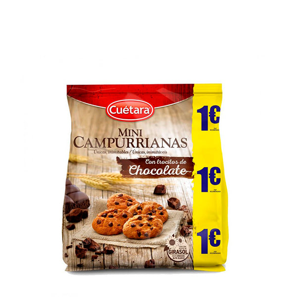 Cuétara Mini Campurrianas com Pepitas de Chocolate 145 gr