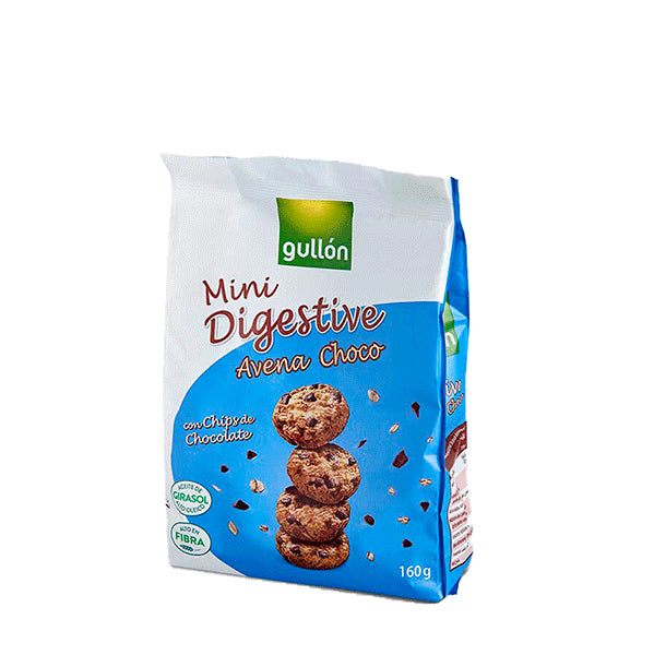 Gullón Mini Digestive Cookies Aveia e Chocolate 160 gr