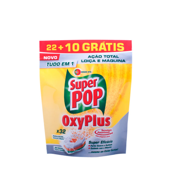 Super Pop OxyPlus Pastilhas Máquina Loiça 22+10