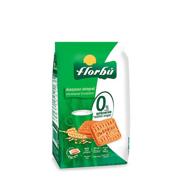 Florbú Bolachas Integrais 0% Açúcar 170 gr