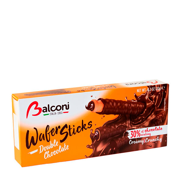 Balconi Wafers Sticks Chocolate Duplo 120 gr