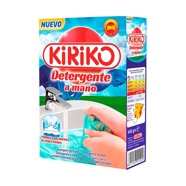 Kiriko Detergente Manual em Pó para Roupa 400 gr