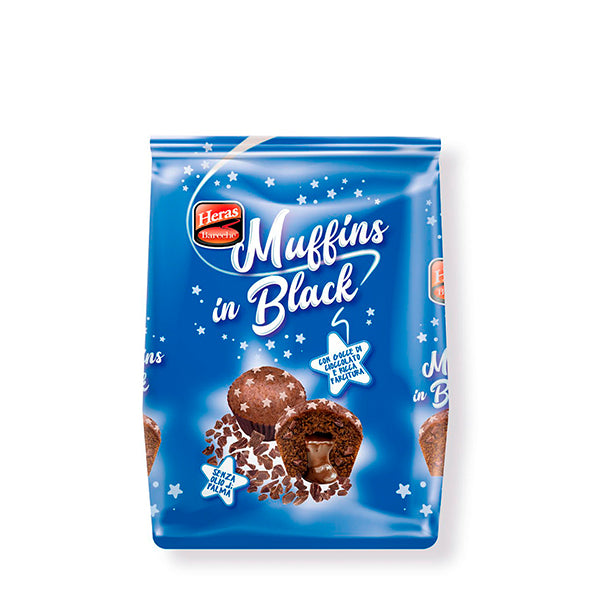 Heras Muffins in Black Madalenas de Chocolate 280 gr